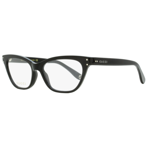 Gucci womens eyeglasses gg0570o 005 black 52mm