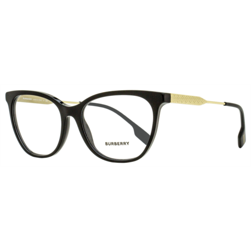 Burberry womens charlotte eyeglasses be2333 3001 black/gold 55mm