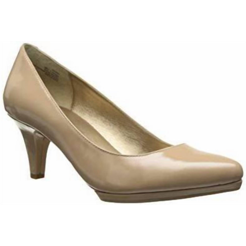 Me too andrea patent leather low heels in driftwood
