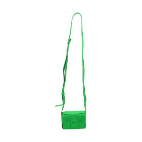 Bottega veneta candy cassette crossbody bag in green leather