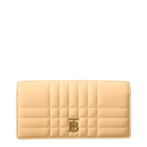 Burberry lola quilted leather continental wallet