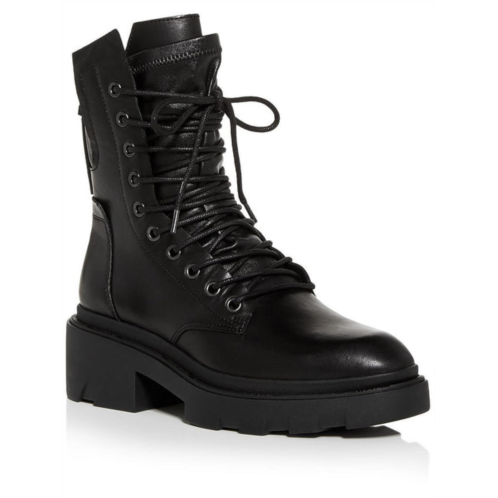 ASH as-madness womens leather lug sole combat & lace-up boots