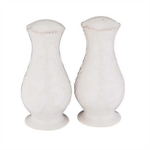 Lenox french perle white tall salt and pepper set