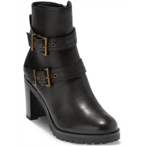 Cole Haan foster womens leather buckle ankle boots