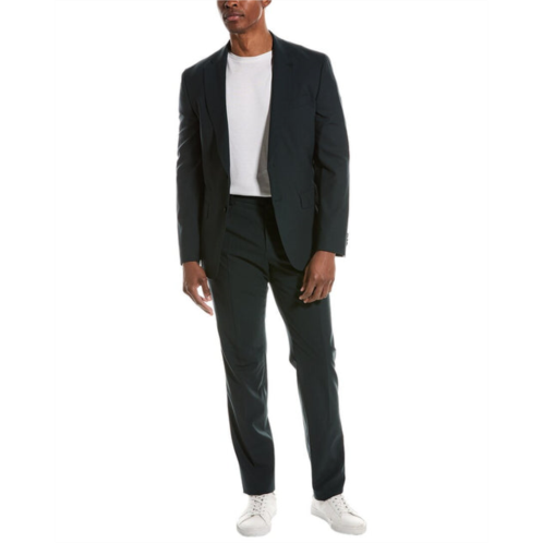 Boss Hugo Boss slim fit wool-blend suit with flat front pant