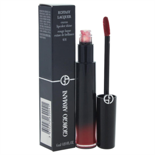 Giorgio Armani w-c-11638 0.2 oz no. 401 ecstasy lacquer excess shine lip gloss - red chrome armani for women