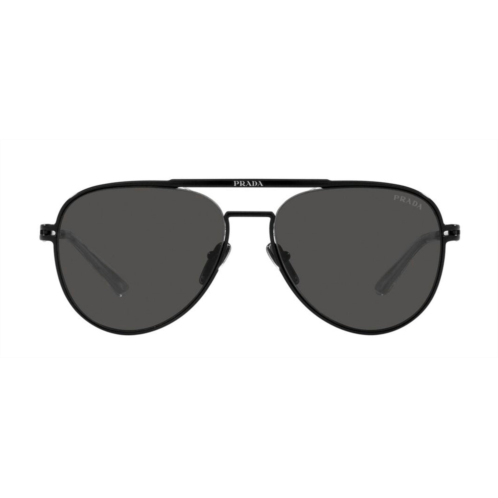 Prada pr 54zs 1bo5s0 aviator sunglasses