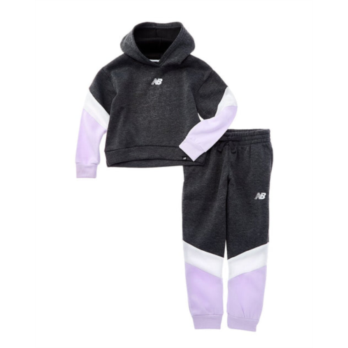New Balance 2pc fleece hoodie & pant set