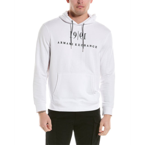 Armani Exchange embroidered hoodie