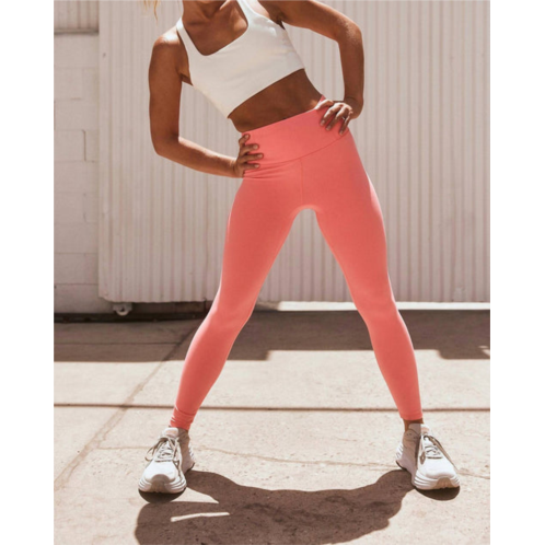 Free People never better leggings in neon coral