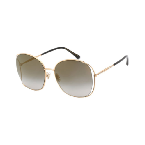 Jimmy Choo womens tinka/g/sk 61mm sunglasses