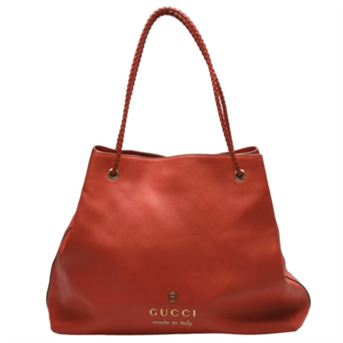 Gucci leather tote bag (pre-owned)
