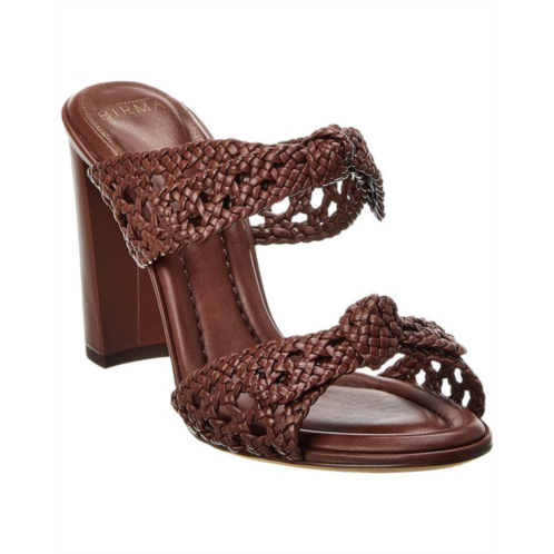 Alexandre Birman clarita 90 intrecciato leather sandal