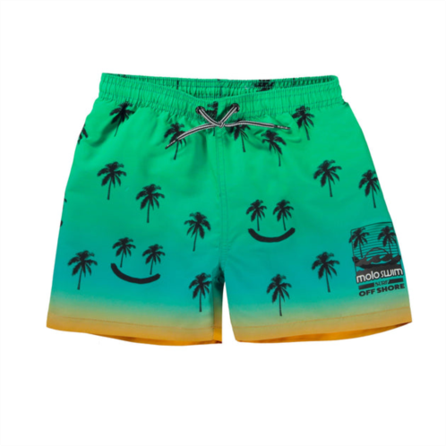 Molo green niko printed swim shorts