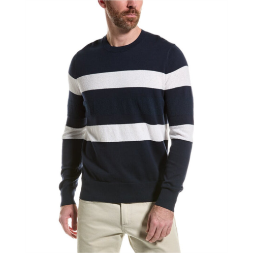 Brooks Brothers terry stripe crewneck sweater