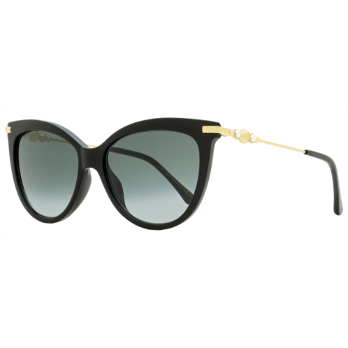 Jimmy Choo womens cat eye sunglasses tinsley /g 8079o black/gold 56mm