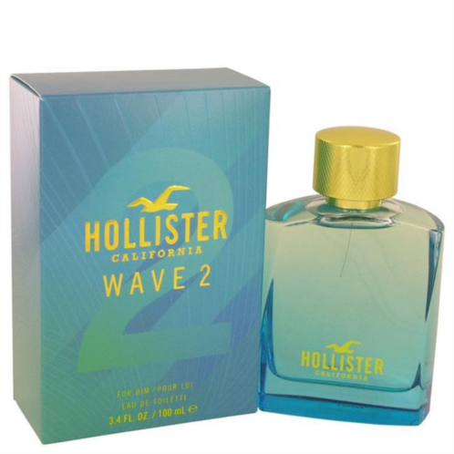 Hollister 537934 3.4 oz wave 2 eau de toilette spray for mens