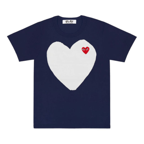 Comme Des Garcon navy heart print t-shirt