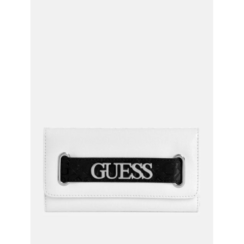 Guess Factory creswell logo slim clutch wallet
