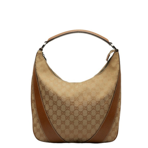 Gucci hobo canvas shopper bag (pre-owned)
