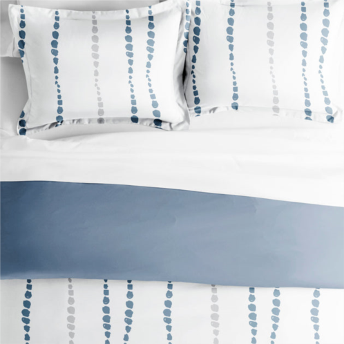 Ienjoy Home urban vibe navy reversible pattern duvet cover set ultra soft microfiber bedding