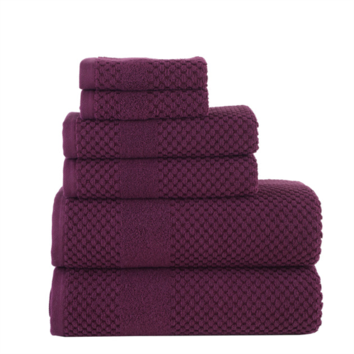 Chortex USA alexis antimicrobial honeycomb 6 piece towel set