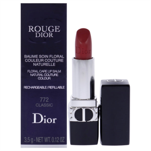 Christian Dior rouge dior colored satin lip balm - 772 classic by for women - 0.12 oz lipstick (refillable)