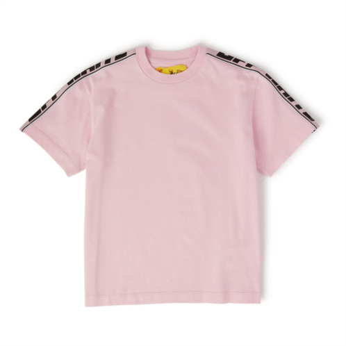 OFF WHITE pink logo t-shirt