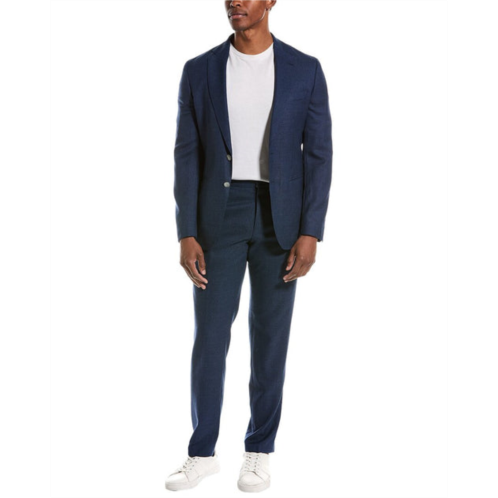 Boss Hugo Boss wool suit with flat front pant