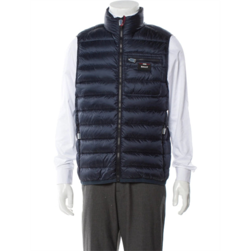 Bally mens 6240395 blue down puffer vest coat