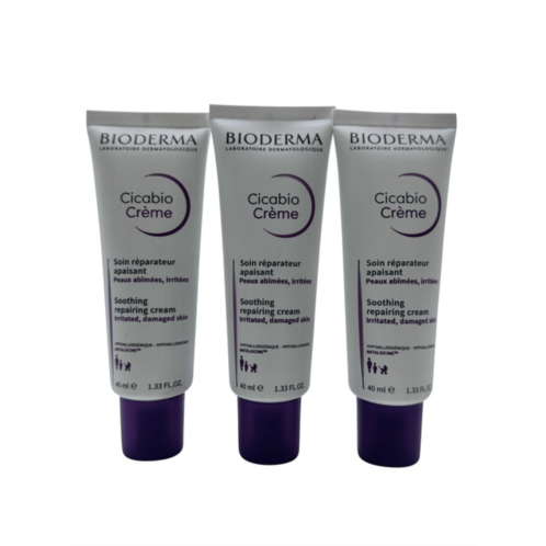 Bioderma cicabo cream soothing repairing cream 1.33 oz set of 3