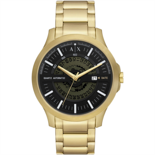 Armani Exchange mens classic black dial watch