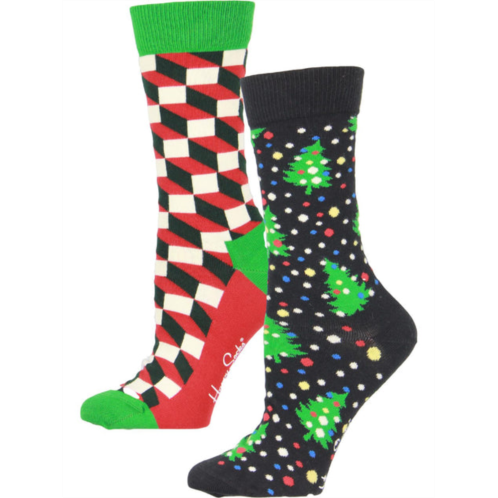 Happy Socks womens 2pk crew christmas socks