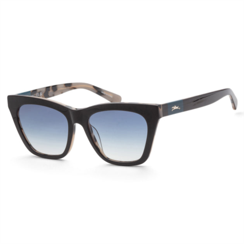Longchamp womens lo715s-201 fashion 54mm milky havana brown sunglasses