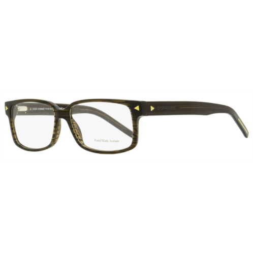Dior mens homme eyeglasses black tie 107 am4 khaki melange 54mm