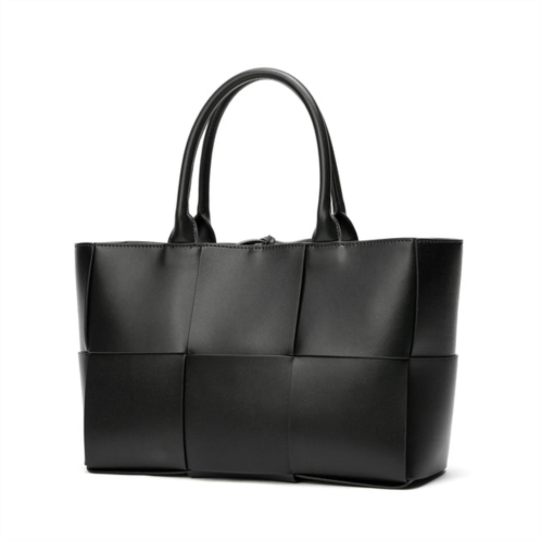 Tiffany & Fred Paris tiffany & fred woven smooth leather tote bag