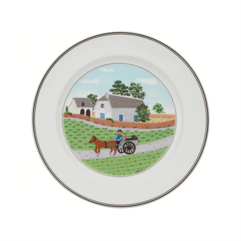 Villeroy & Boch design naif dinner plate: going to market