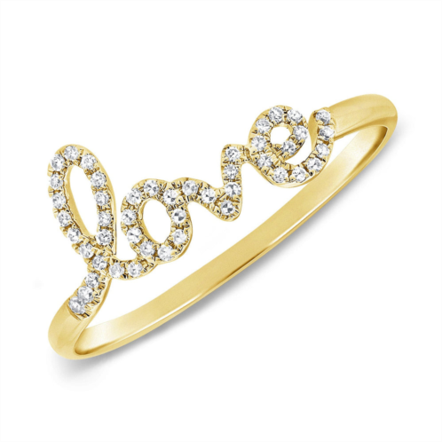 Sabrina Designs 14k gold & diamond script love ring