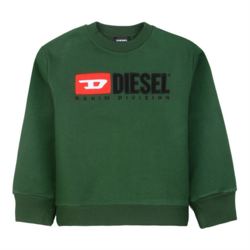 Diesel green logo sweatshirt