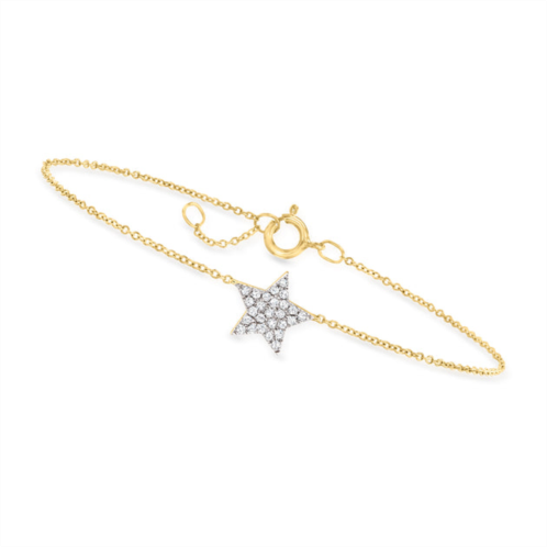 Canaria Fine Jewelry canaria diamond star bracelet in 10kt yellow gold