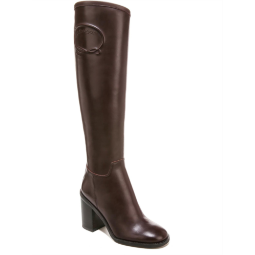 Franco Sarto rivettall womens leather casual knee-high boots
