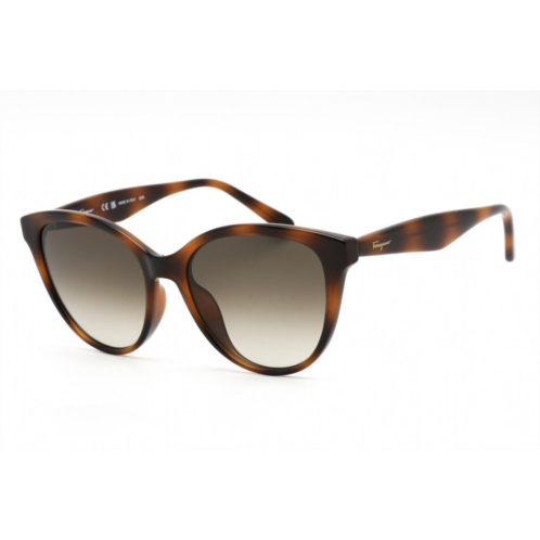 Salvatore Ferragamo ferragamo womens sf1073s-240 fashion 54mm havana sunglasses