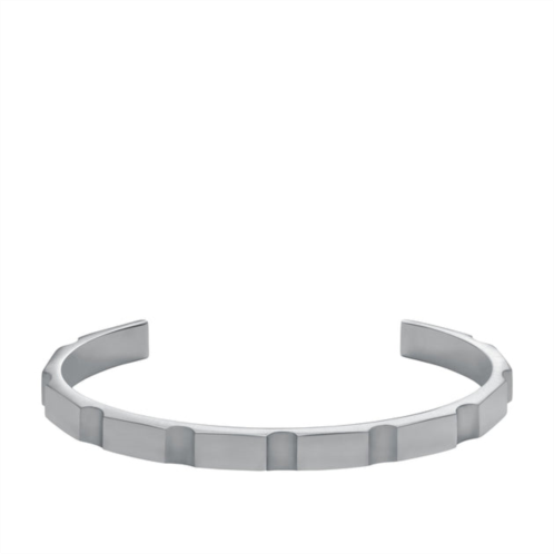 Fossil mens archival icons stainless steel cuff bracelet