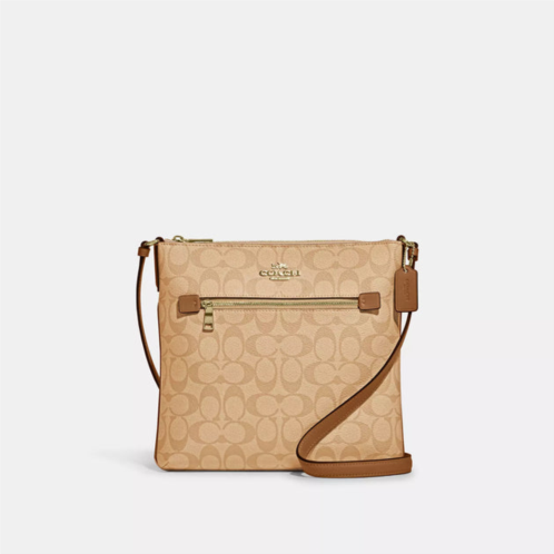 Coach Outlet rowan file bag in signature canvas