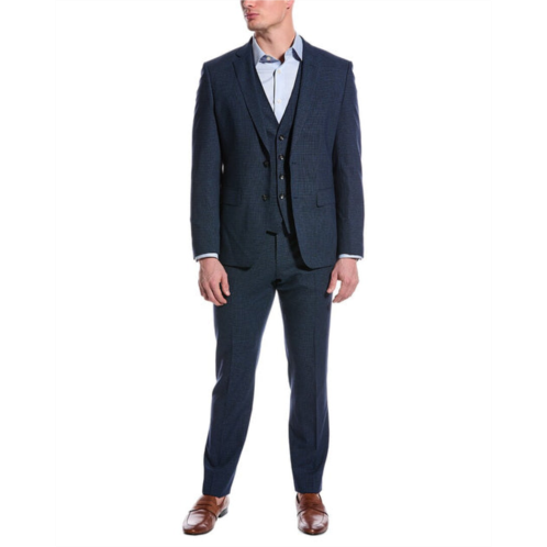 Boss Hugo Boss 3pc slim fit wool-blend suit