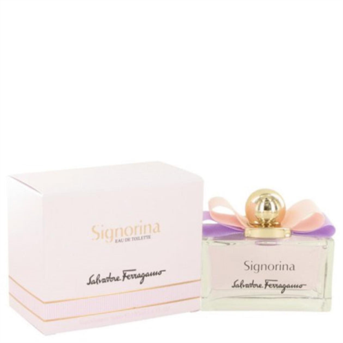 Ferragamo salvatore 501315 signorina eau de toilette spray, 3.4 oz