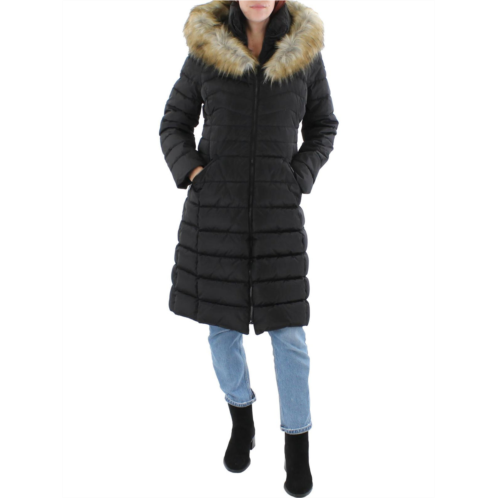 Laundry by Shelli Segal womens quilted cold weather long coat