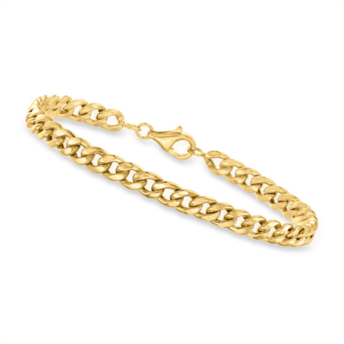 Canaria Fine Jewelry canaria 5mm 10kt yellow gold curb-link bracelet