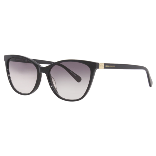 Longchamp womens 57mm black sunglasses