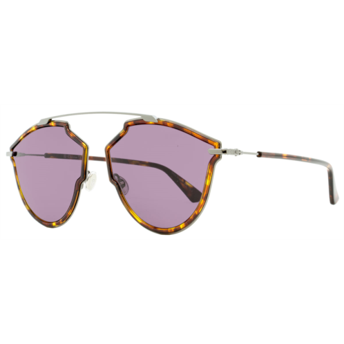 Dior womens butterfly sunglasses sorealrise h2hur dark ruthenium/havana 58mm